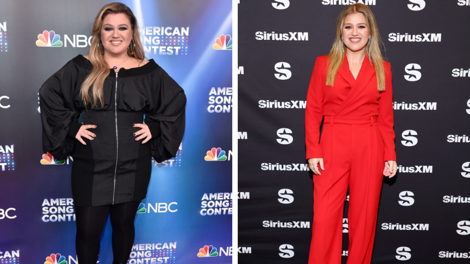 Kelly Clarkson before and after Weight Loss