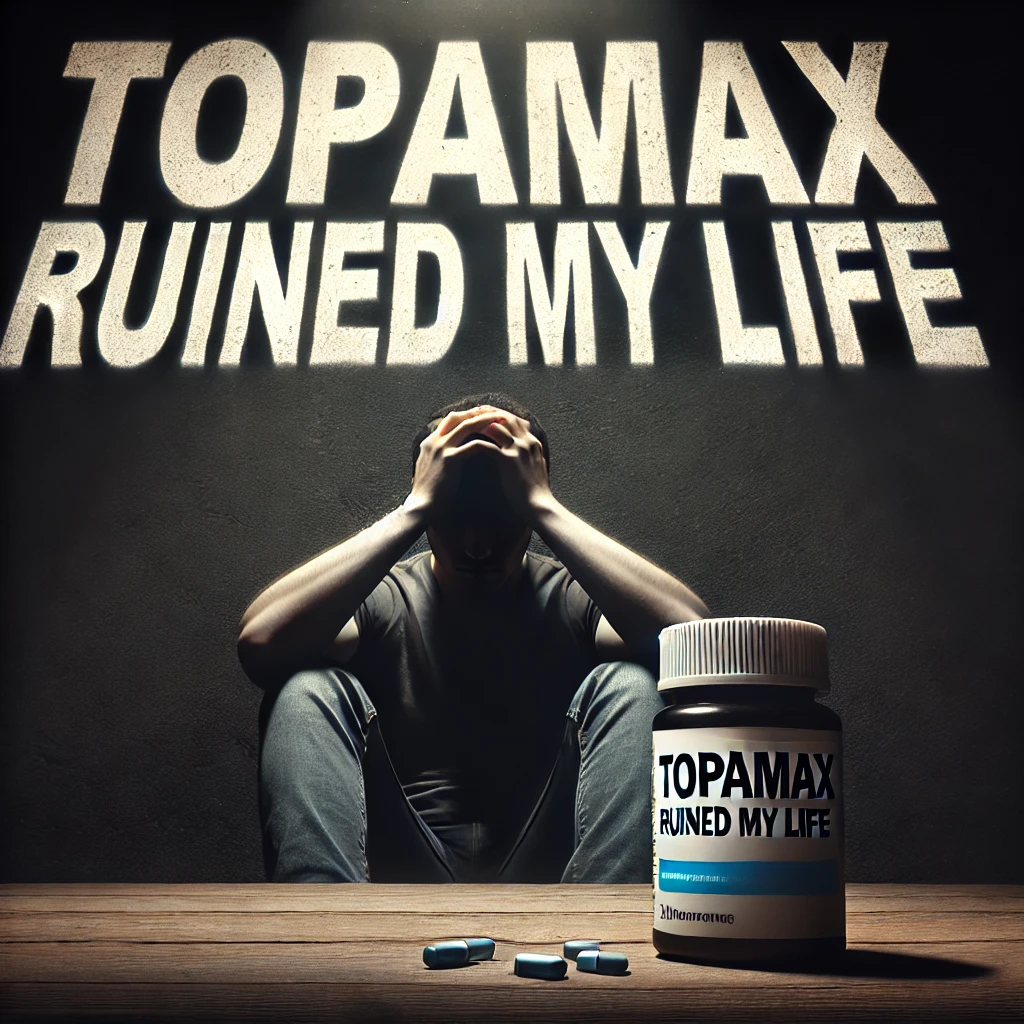 make a relevant catchy feature image for Topamax Ruined My Life