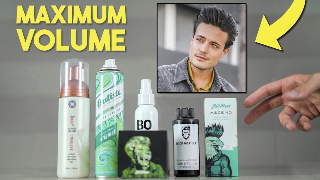 Volumizing Products for mens hair