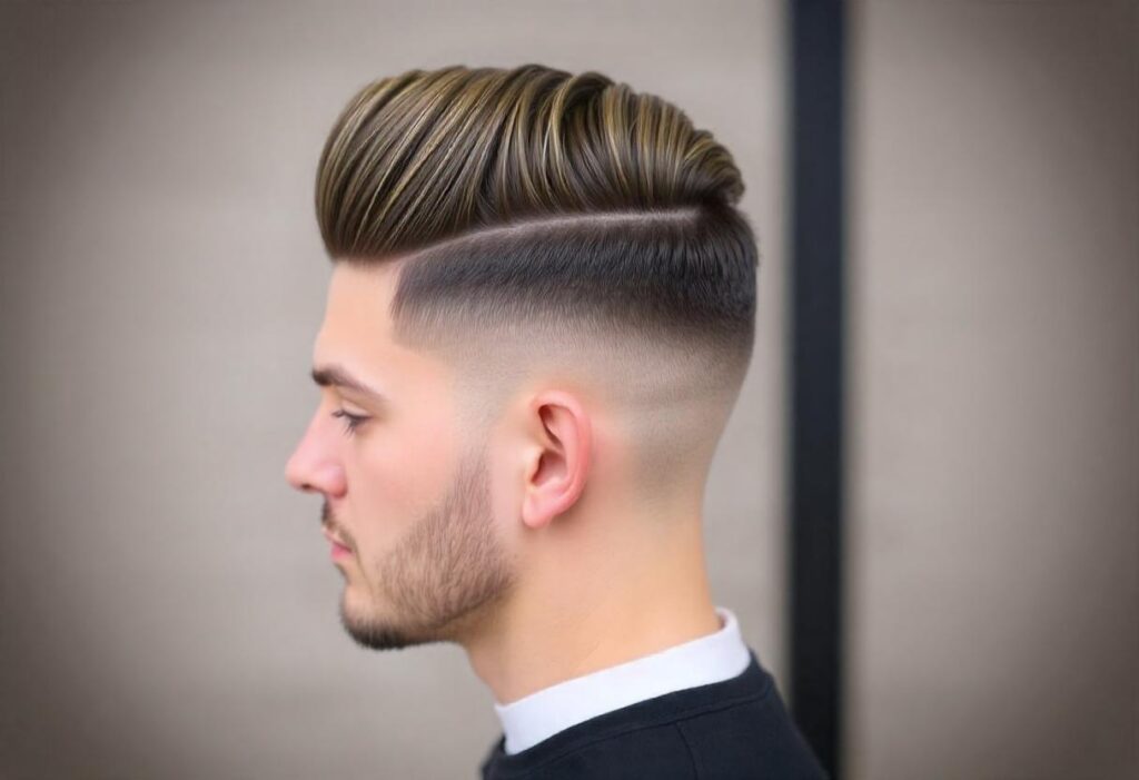 pompadour hair style for mens high volume