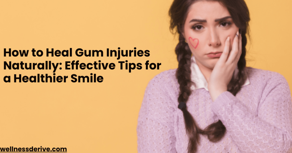 How to Heal Gum Injuries Naturally: Effective Tips for a Healthier Smile