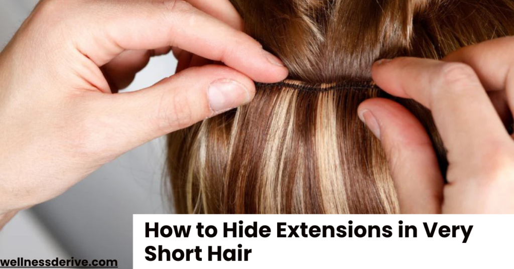 How to Hide Extensions in Very Short Hair