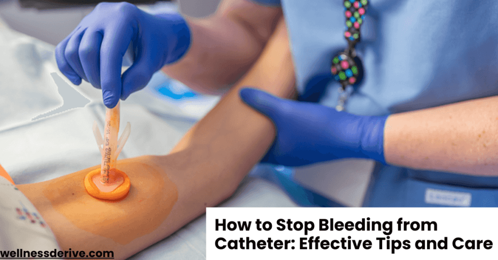 How to Stop Bleeding from Catheter Effective Tips and Care