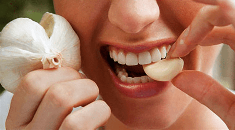 Garlic for teeth crack relief