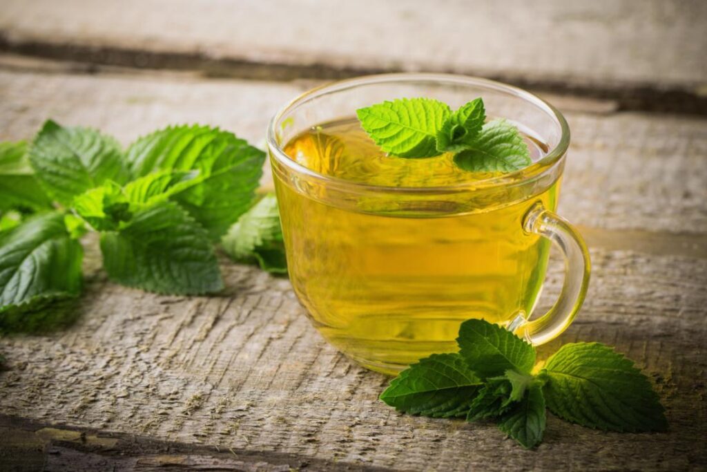 Peppermint Tea for teeth pain