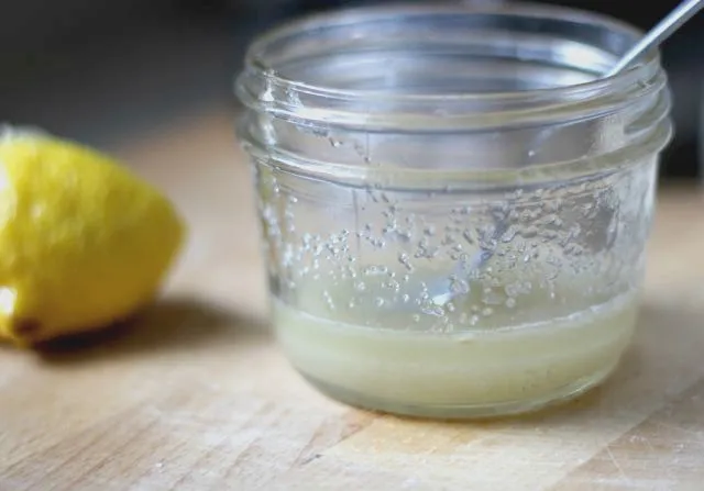 Lemon Juice & Sugar Scrub