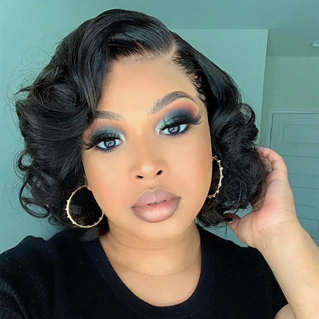 Side-Parted Curls