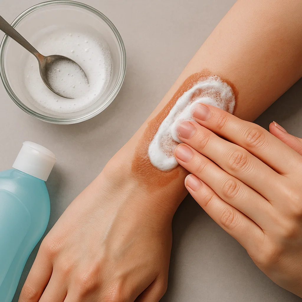 Baking Soda + Dish Soap Paste