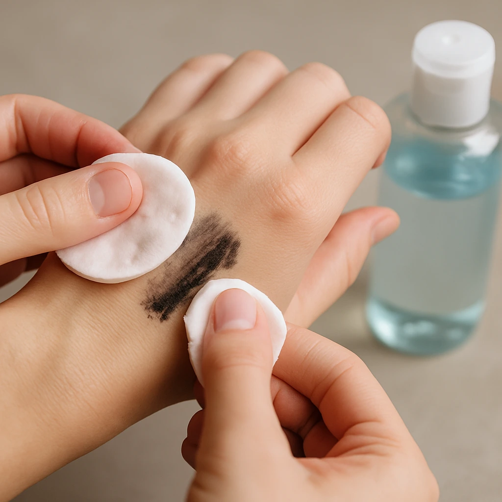 Rubbing Alcohol or Makeup Remover to Get Crayola Marker Off Skin