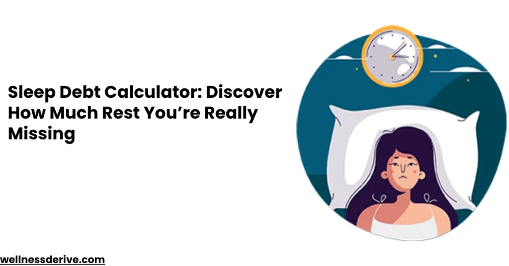 Sleep Debt Calculator Discover How Much Rest You’re Really Missing