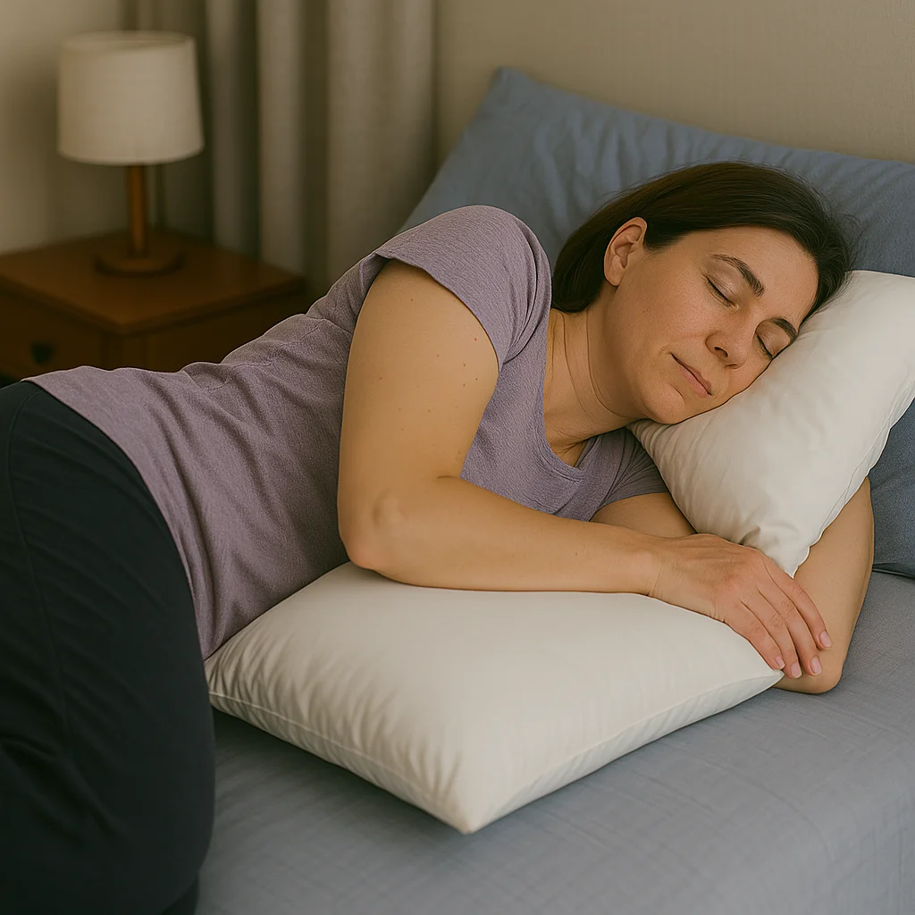 Side Sleeping with Pillow Between Knees